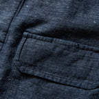 The BDU Shirt Jacket in Indigo Slub