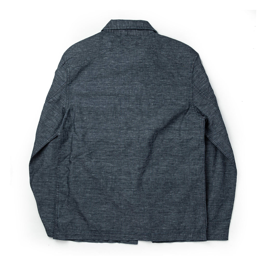 The BDU Shirt Jacket in Indigo Slub