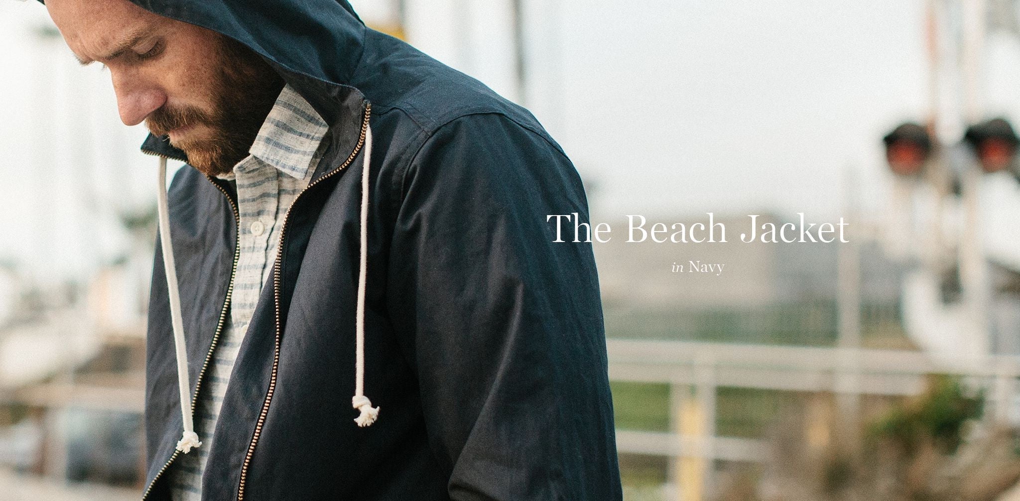 The Beach Jacket in Navy
