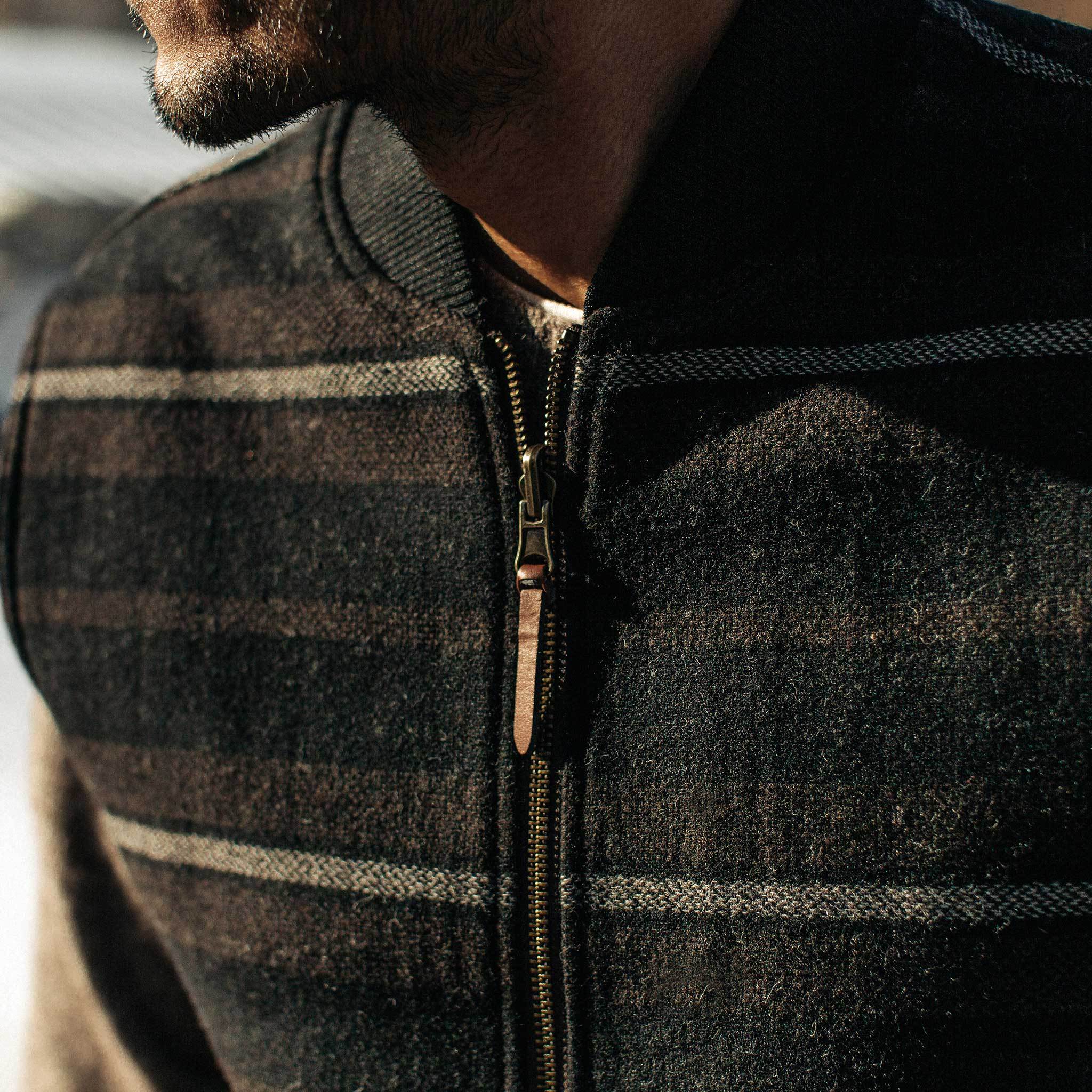 The Able Vest in Wool Beach Cloth