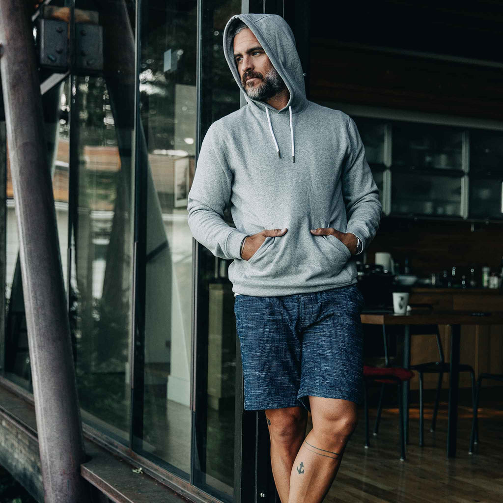 The Après Short in Indigo Slub