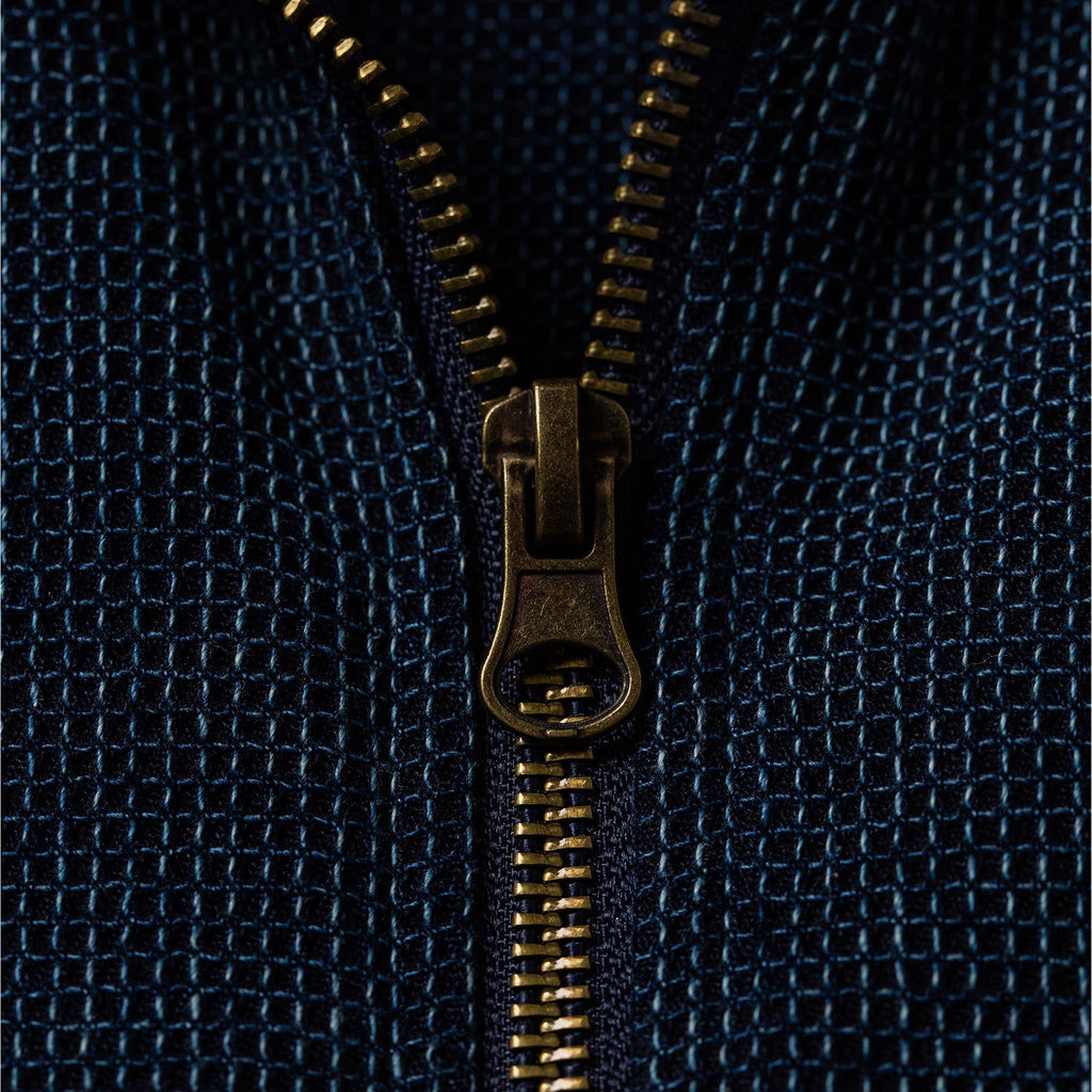 The Après Hoodie in Indigo Waffle