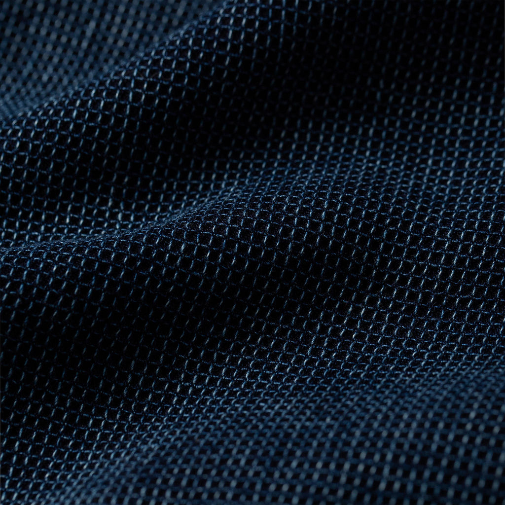 The Après Hoodie in Indigo Waffle